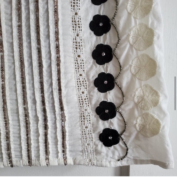 Anthropologie Floreat Veille Peasant Top - Picture 6 of 7